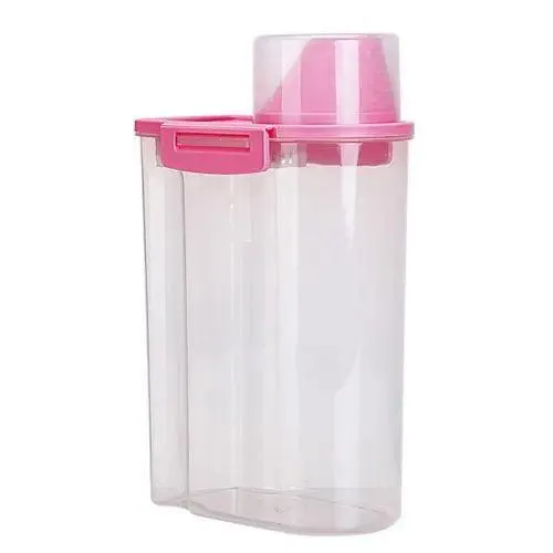 2.5L Multi-Functional Food Storage Container with Measuring Cup Lid