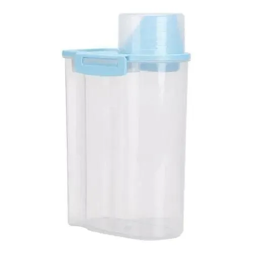 2.5L Multi-Functional Food Storage Container with Measuring Cup Lid