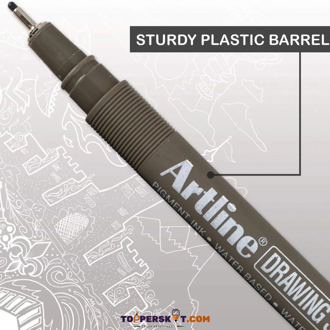 Artline Drawing System Technical Pens for Artistic Mastery ( Pack of 6 )