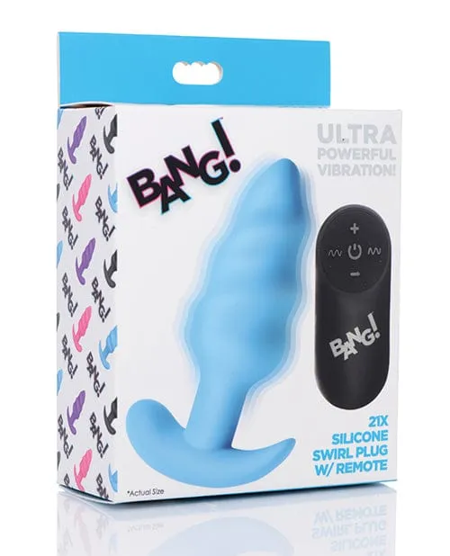 Bang! Vibrating Butt Plug with Remote Control