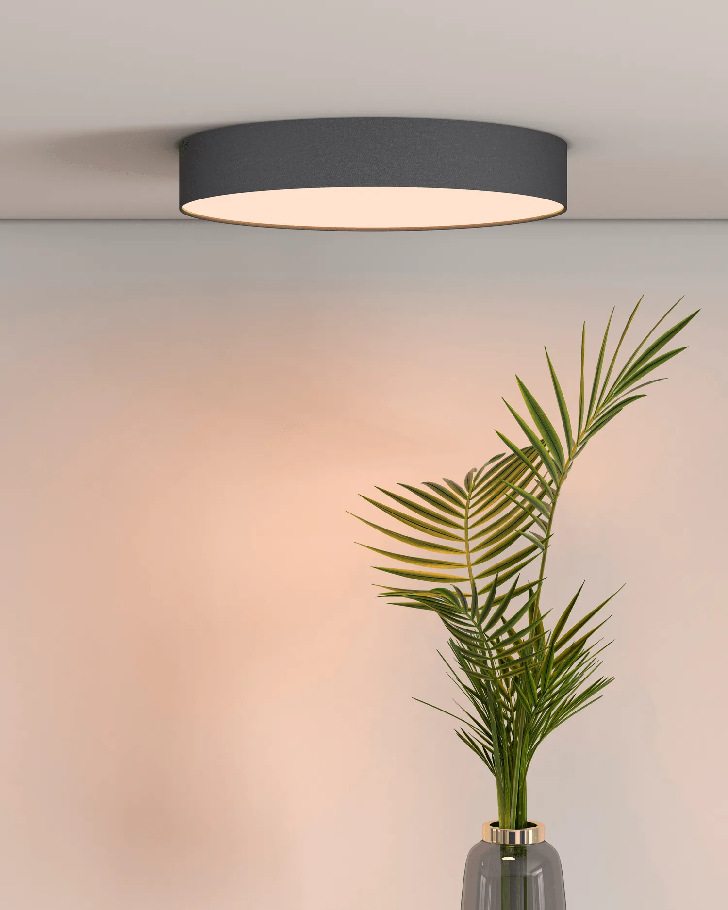 Calex Smart Ceiling Lamp 30cm - RGB Warm White - Black