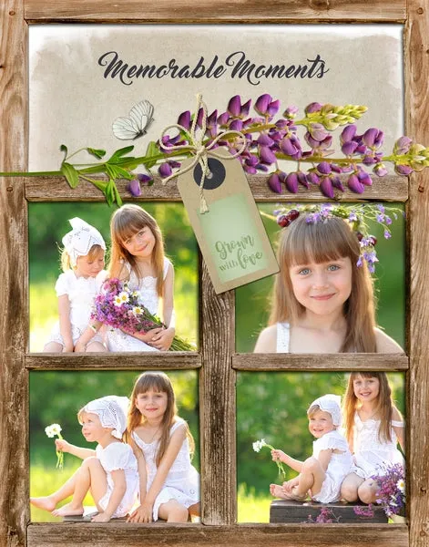 Colors of Spring Elements Digital Scrapbook Kit
