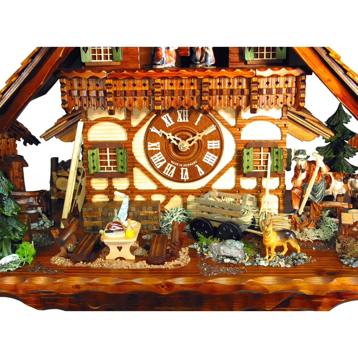 Cuckoo Clock - 8-Day Goatherd Farm - August Schwer