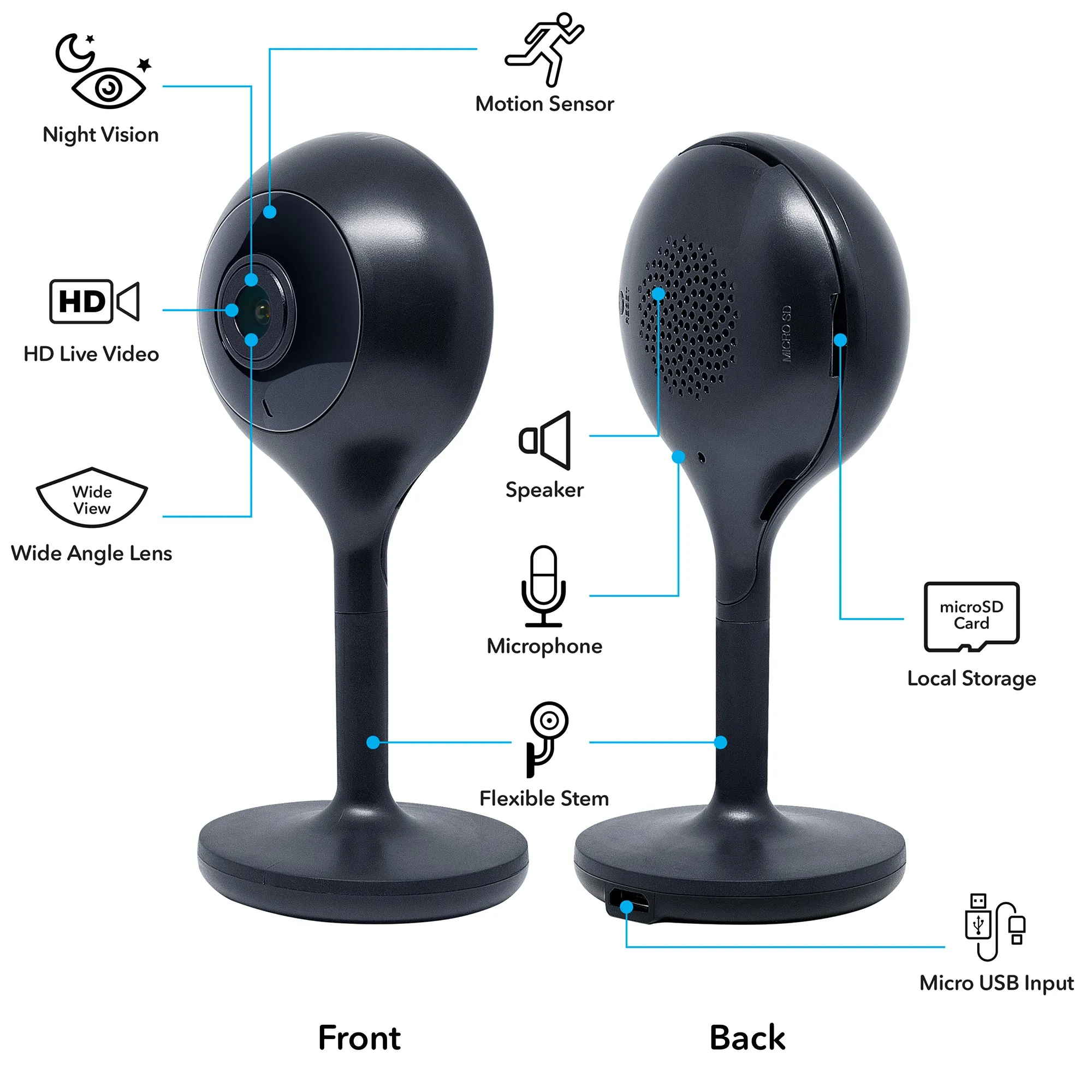 Geeni Look - 1080p Indoor Camera (2-Pack)