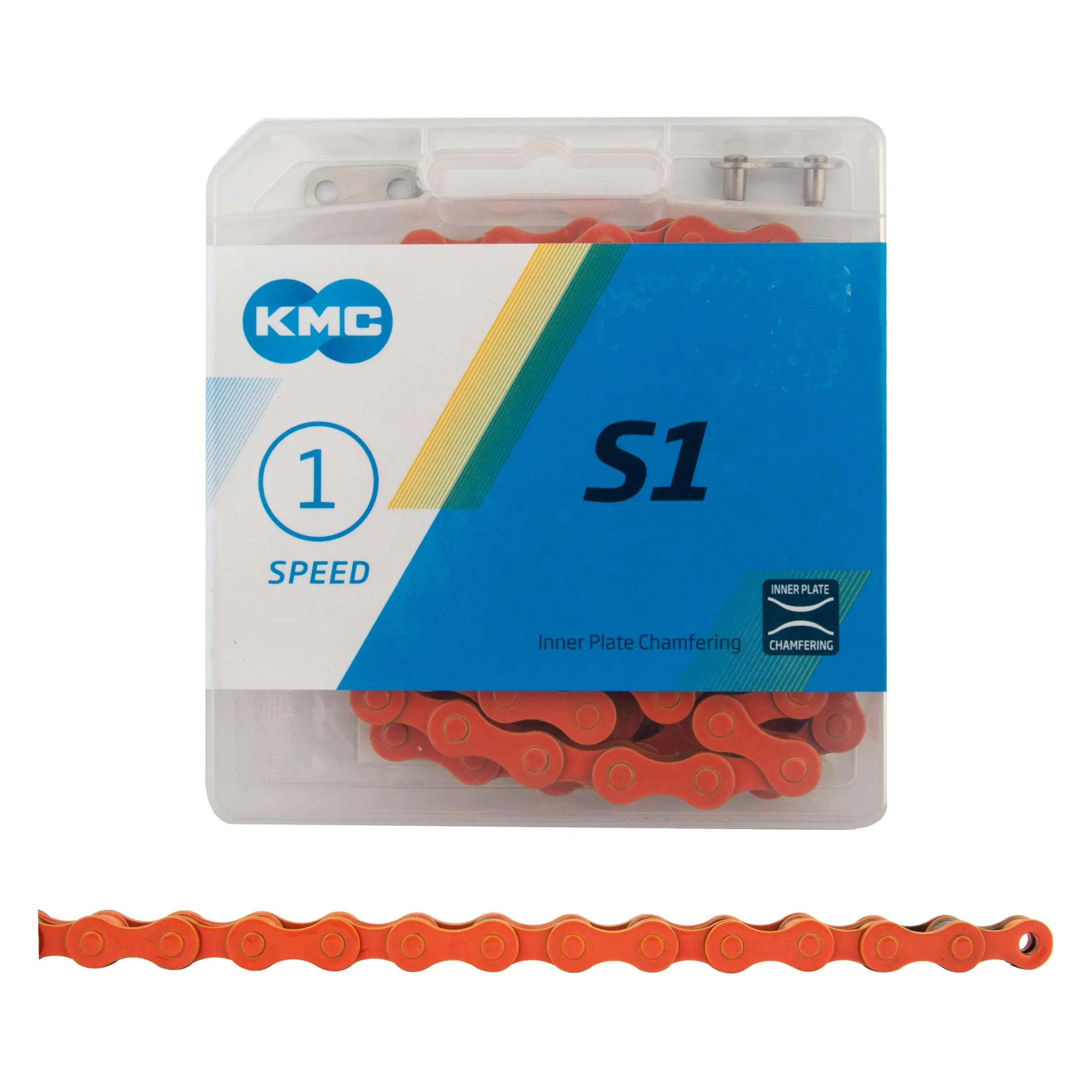 KMC S1 Chain - Single Speed 1/2" x 1/8", 112 Links