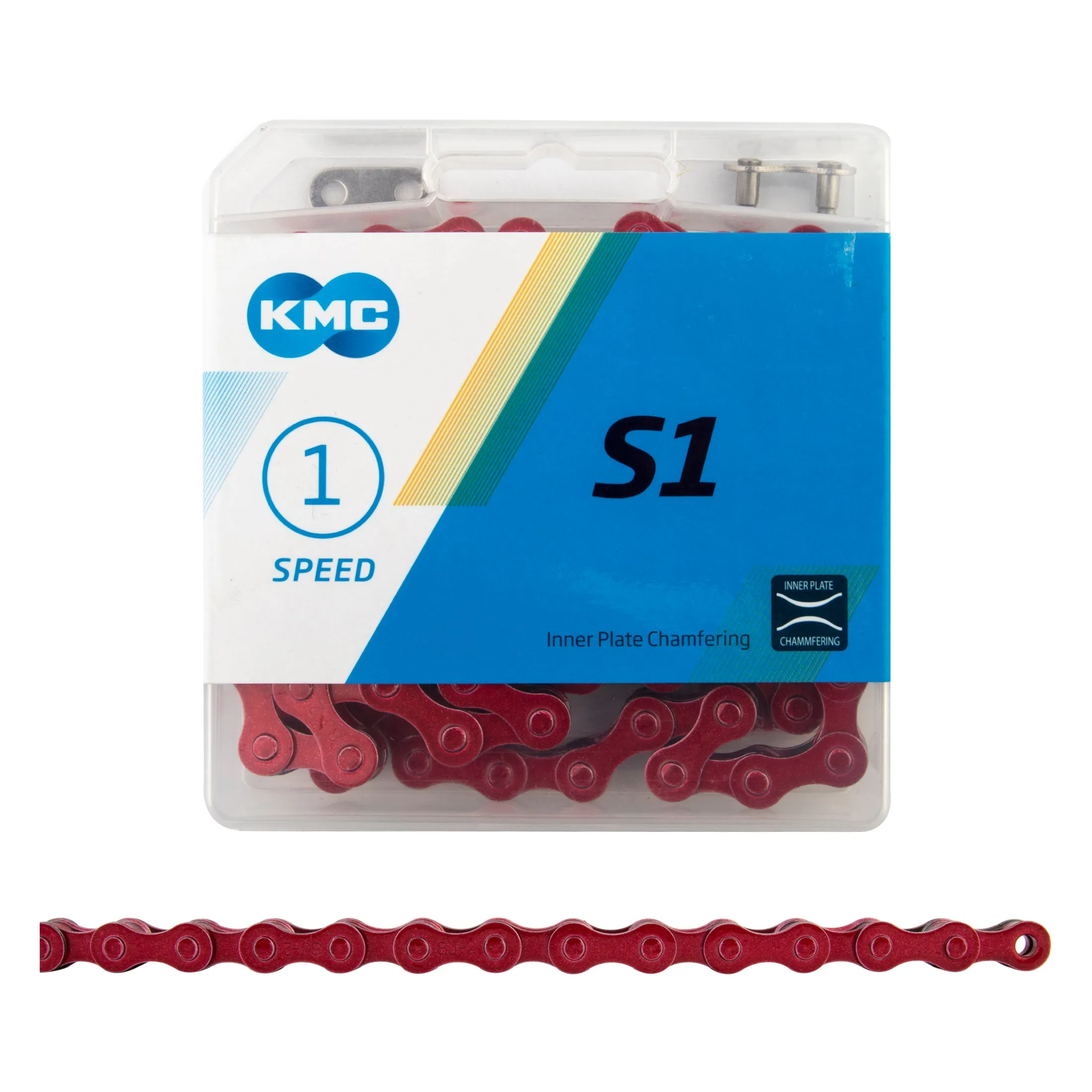 KMC S1 Chain - Single Speed 1/2" x 1/8", 112 Links