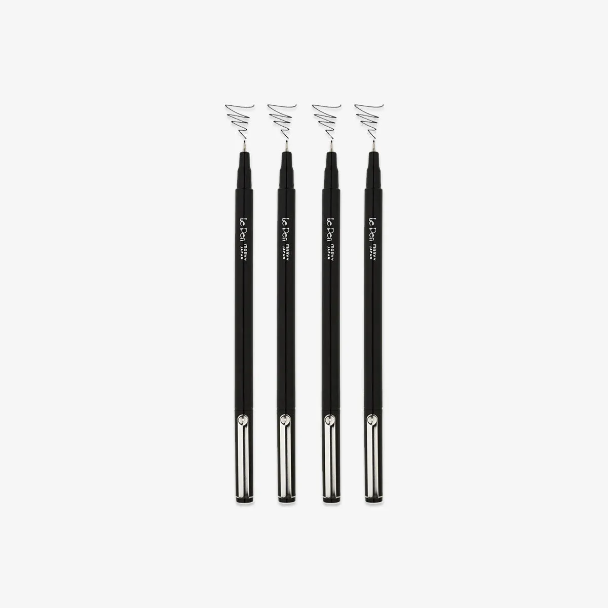 LE PEN SET 4 PCS // BLACK