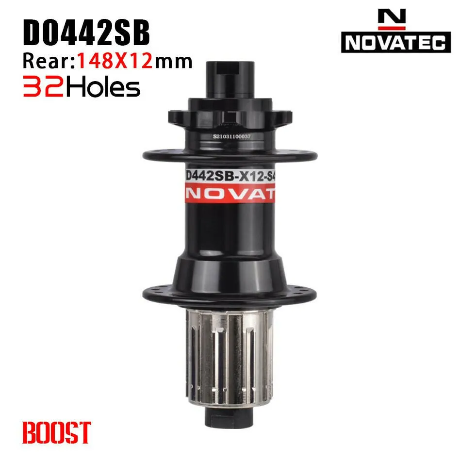 NOVATEC Mountain Bike Hub D041SB D042SB 32/36 Holes Mtb Bushing for 8/9/10/11 Speed MTB Disc Brake Hub  Mtb Hubs 32H 36H