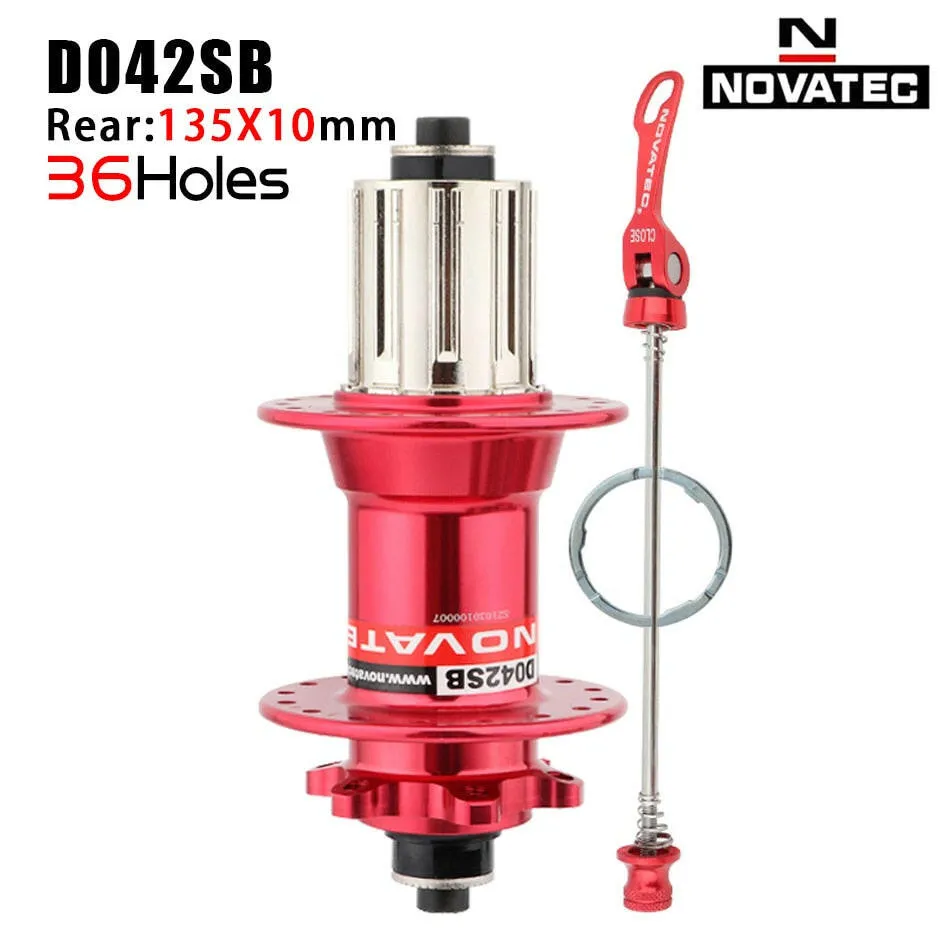 NOVATEC Mountain Bike Hub D041SB D042SB 32/36 Holes Mtb Bushing for 8/9/10/11 Speed MTB Disc Brake Hub  Mtb Hubs 32H 36H
