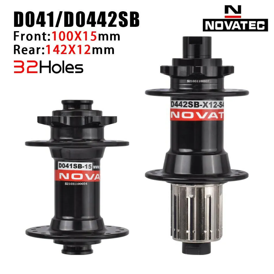 NOVATEC Mountain Bike Hub D041SB D042SB 32/36 Holes Mtb Bushing for 8/9/10/11 Speed MTB Disc Brake Hub  Mtb Hubs 32H 36H