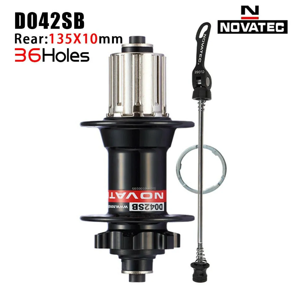 NOVATEC Mountain Bike Hub D041SB D042SB 32/36 Holes Mtb Bushing for 8/9/10/11 Speed MTB Disc Brake Hub  Mtb Hubs 32H 36H
