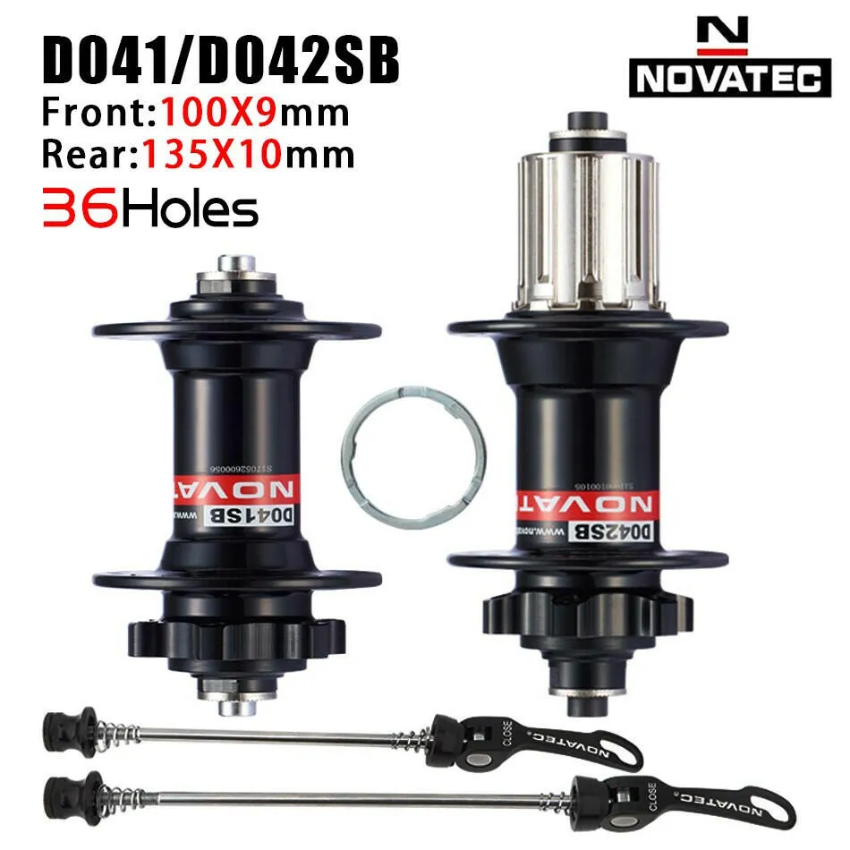 NOVATEC Mountain Bike Hub D041SB D042SB 32/36 Holes Mtb Bushing for 8/9/10/11 Speed MTB Disc Brake Hub  Mtb Hubs 32H 36H