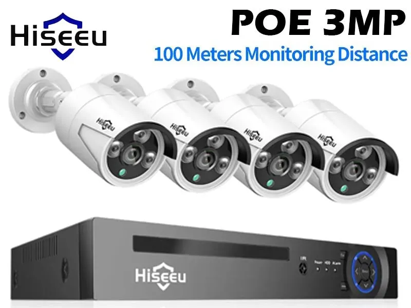 POE Security Camera System 3MP