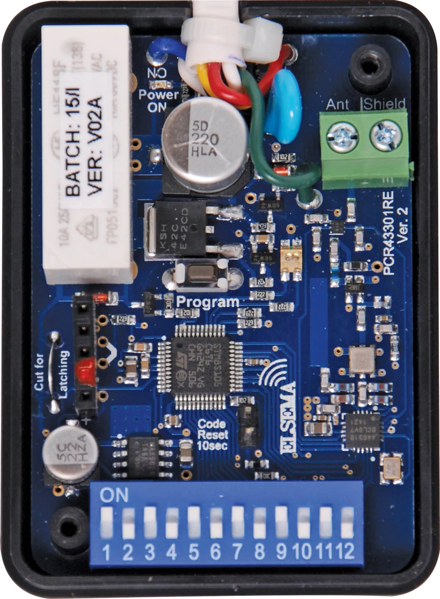 Receiver PCR43301RE Penta Series 433Mhz 1 Channel A1025A