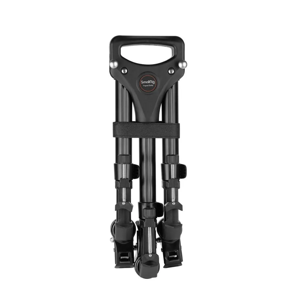 SmallRig Universal Aluminum Tripod Dolly with Large Rotating Wheels, Stationary Locking System, Adjustable Telescopic Legs for Professional Videography and Filmmaking | 3986