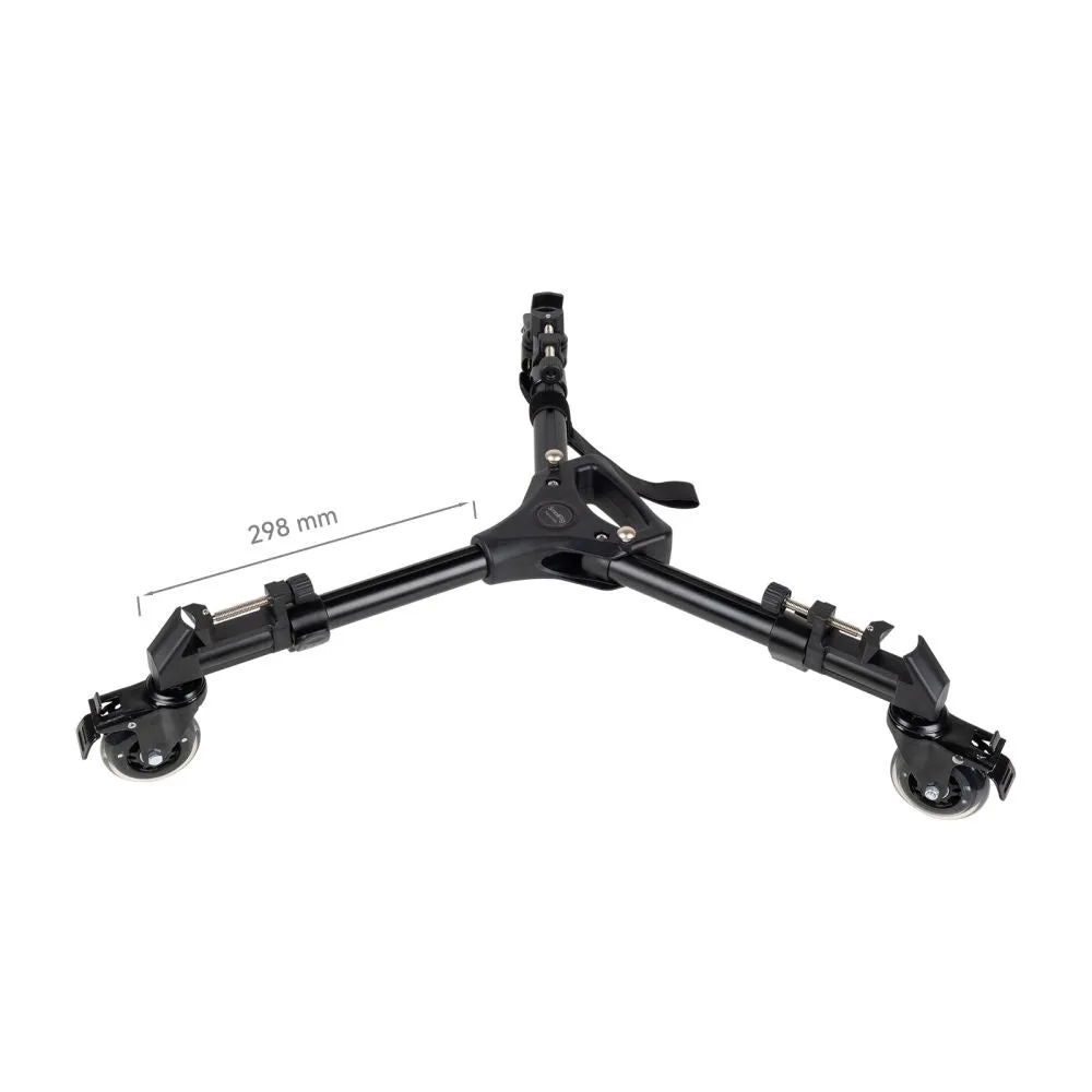 SmallRig Universal Aluminum Tripod Dolly with Large Rotating Wheels, Stationary Locking System, Adjustable Telescopic Legs for Professional Videography and Filmmaking | 3986