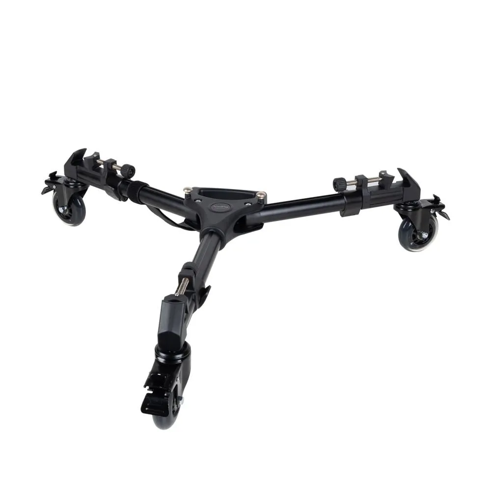 SmallRig Universal Aluminum Tripod Dolly with Large Rotating Wheels, Stationary Locking System, Adjustable Telescopic Legs for Professional Videography and Filmmaking | 3986