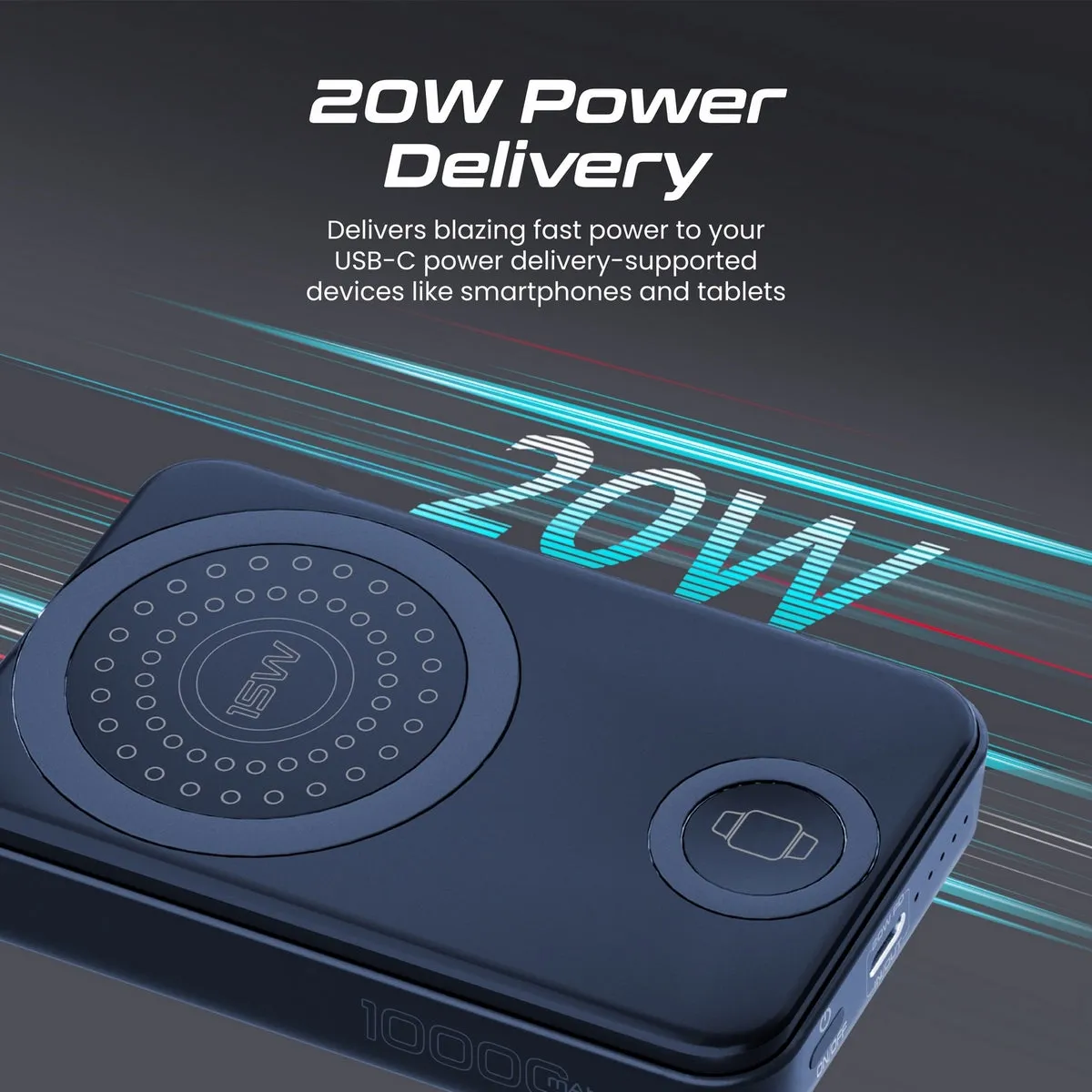 SuperCharge MagSafe Compatible & Apple Watch Wireless Charging Power Bank
