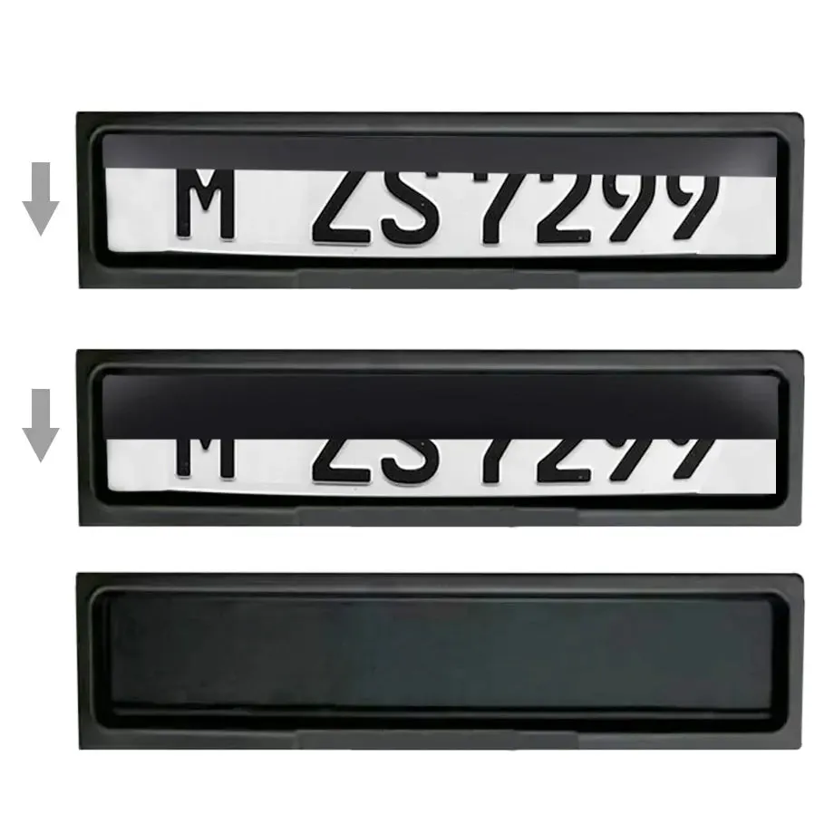 Universal Ghost License Plate Holder