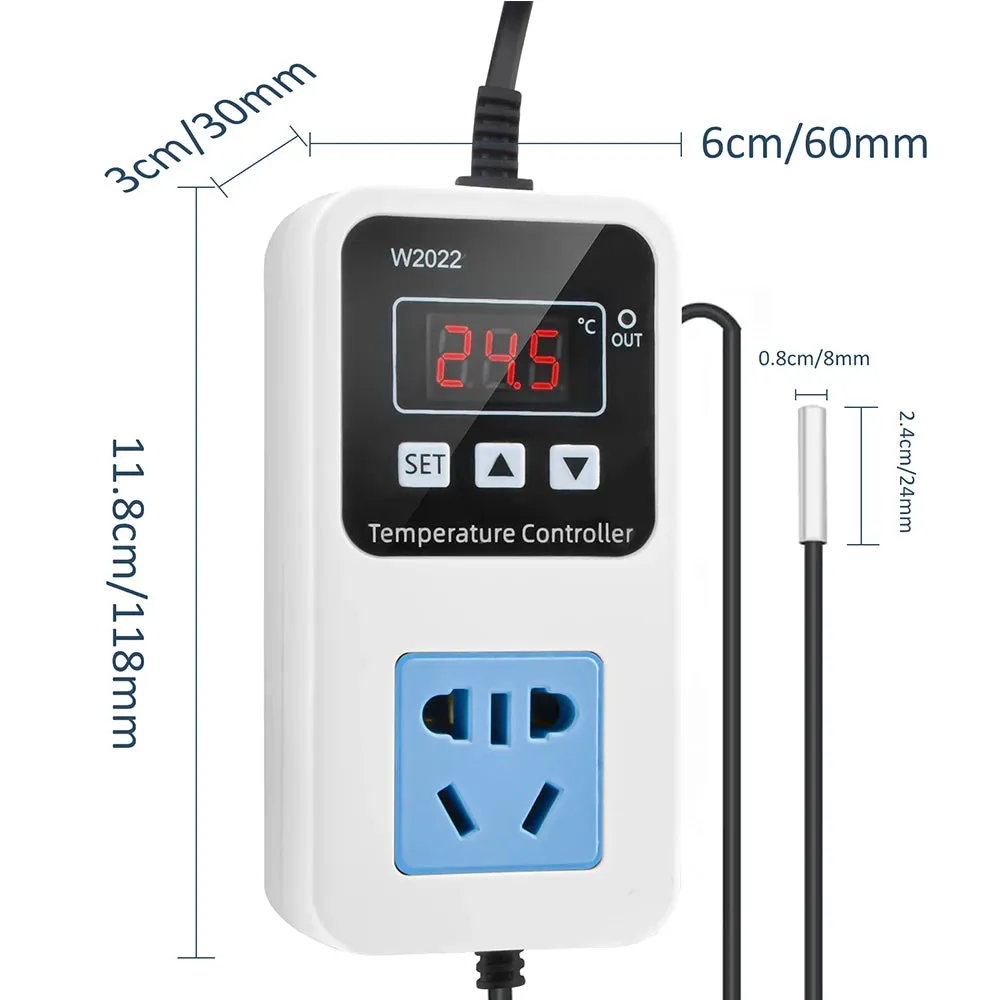 W2022 Smart Thermostat 1500W with LED Display