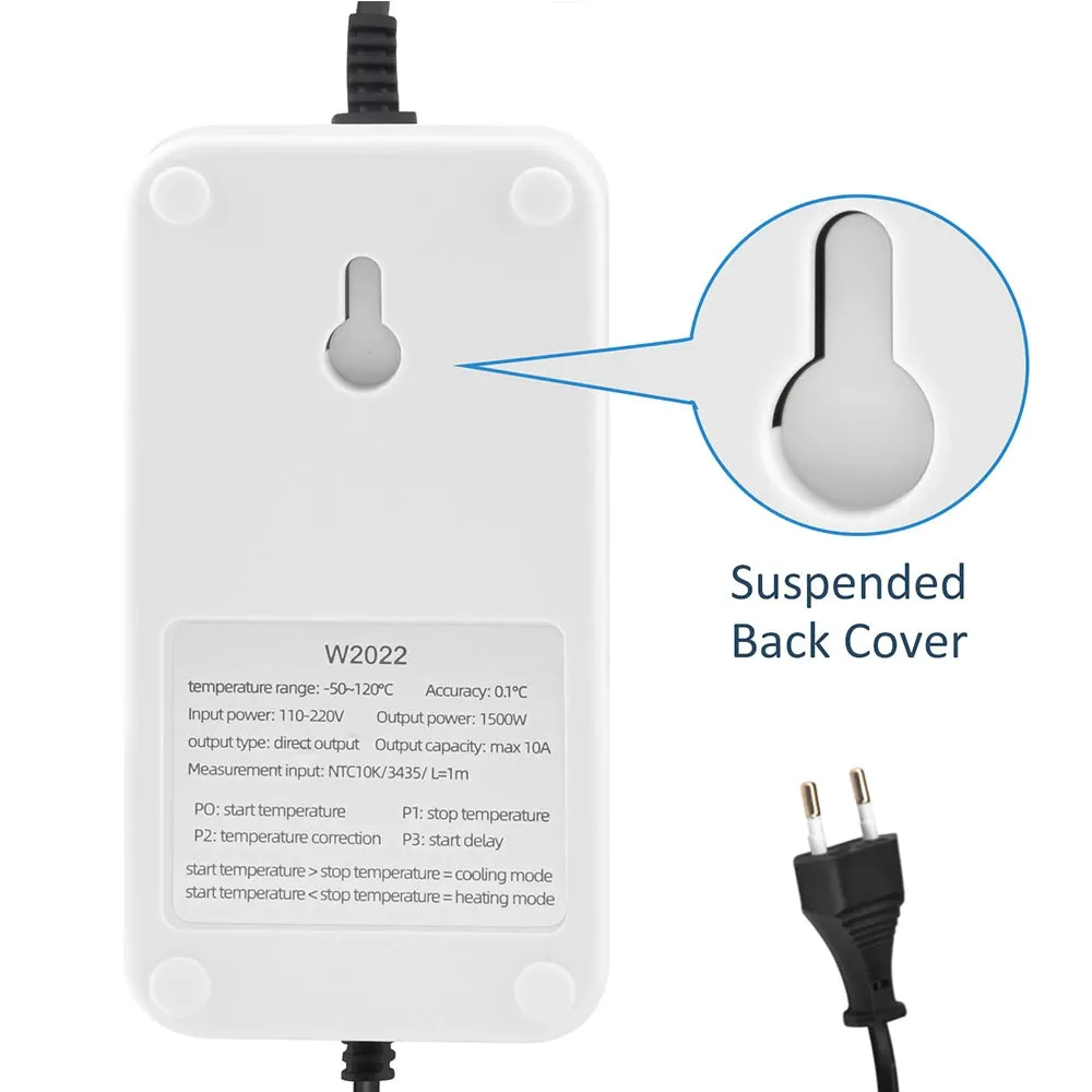 W2022 Smart Thermostat 1500W with LED Display