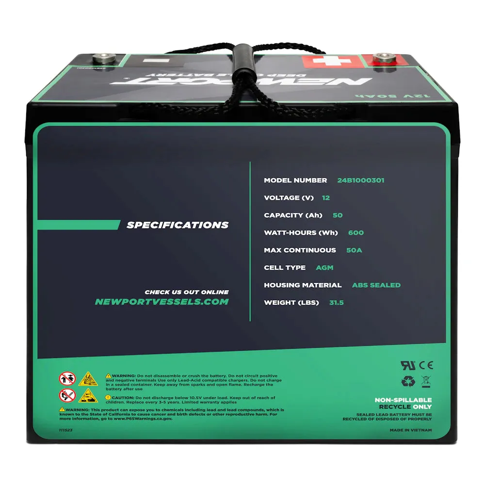 X Series Trolling Motor Bundle - X Series   12V 50Ah   Smart Battery Box